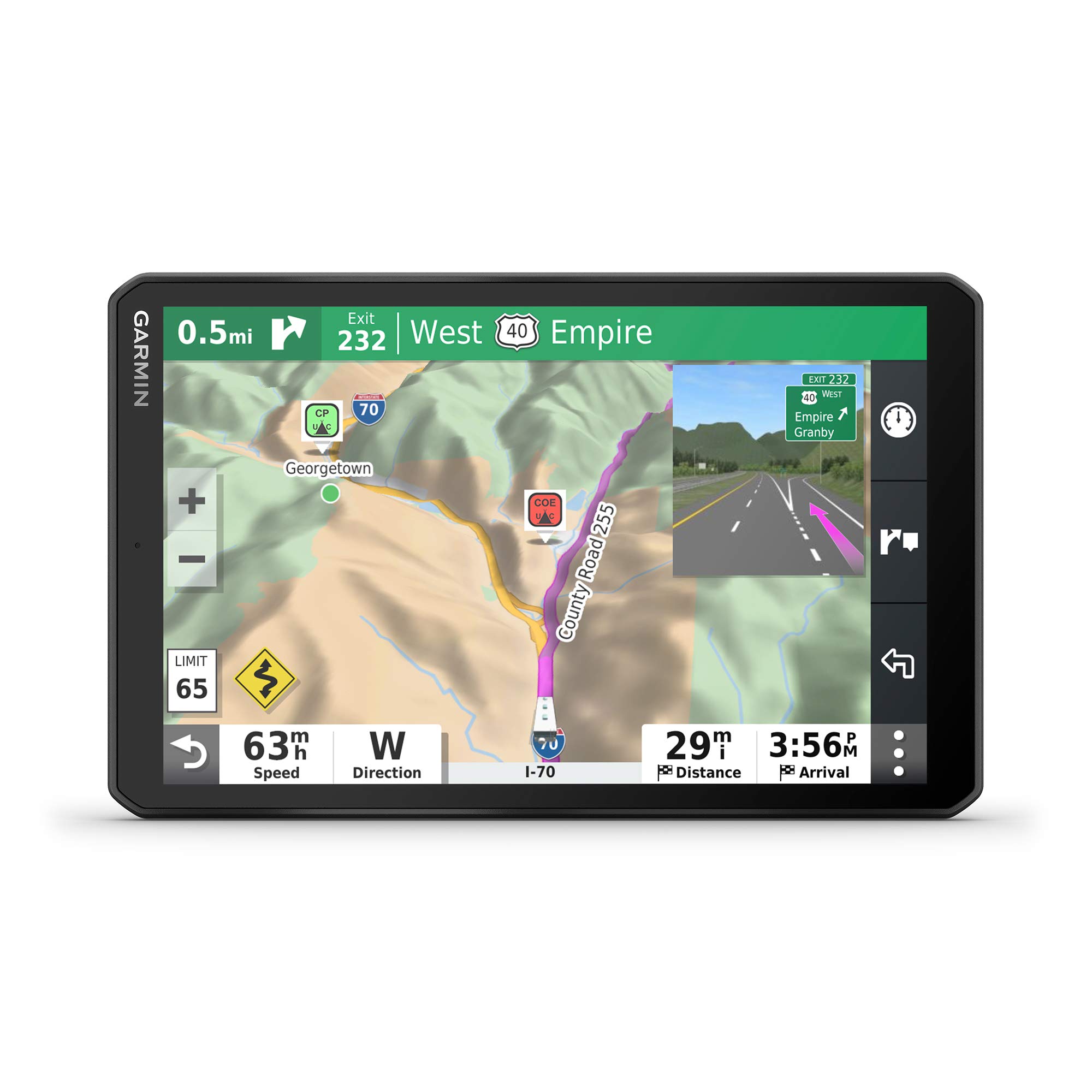 Garmin RV 890, GPS Navigator for RVs with Edge-to-Edge 8” Display, Preloaded Campgrounds, Custom Routing and More