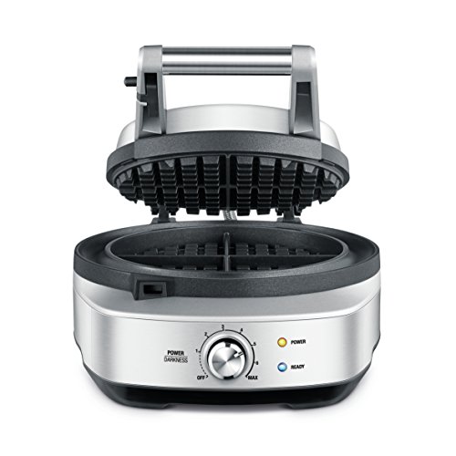 Breville BWM520XL No-Mess Waffle Maker, Brushed Stainle...