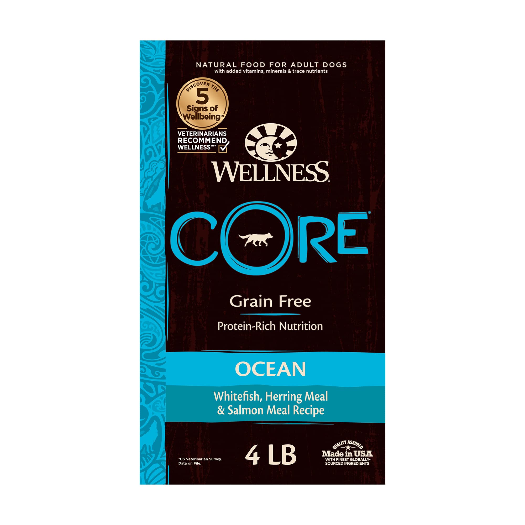 Wellness CORE Natural Grain Free Dry Dog Food, 26-Pound...