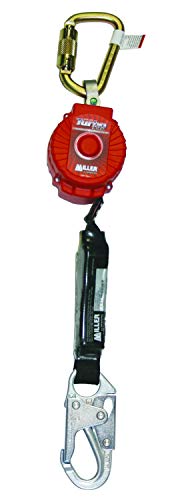 Honeywell Home TurboLite 6-Foot Personal Fall Limiter with Unit End Steel Carabiner & Lanyard End Steel Locking Snap Hook (MFL-1-Z7/6FT)
