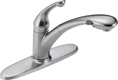 Delta Faucet Signature Single-Handle Kitchen Sink Fauce...