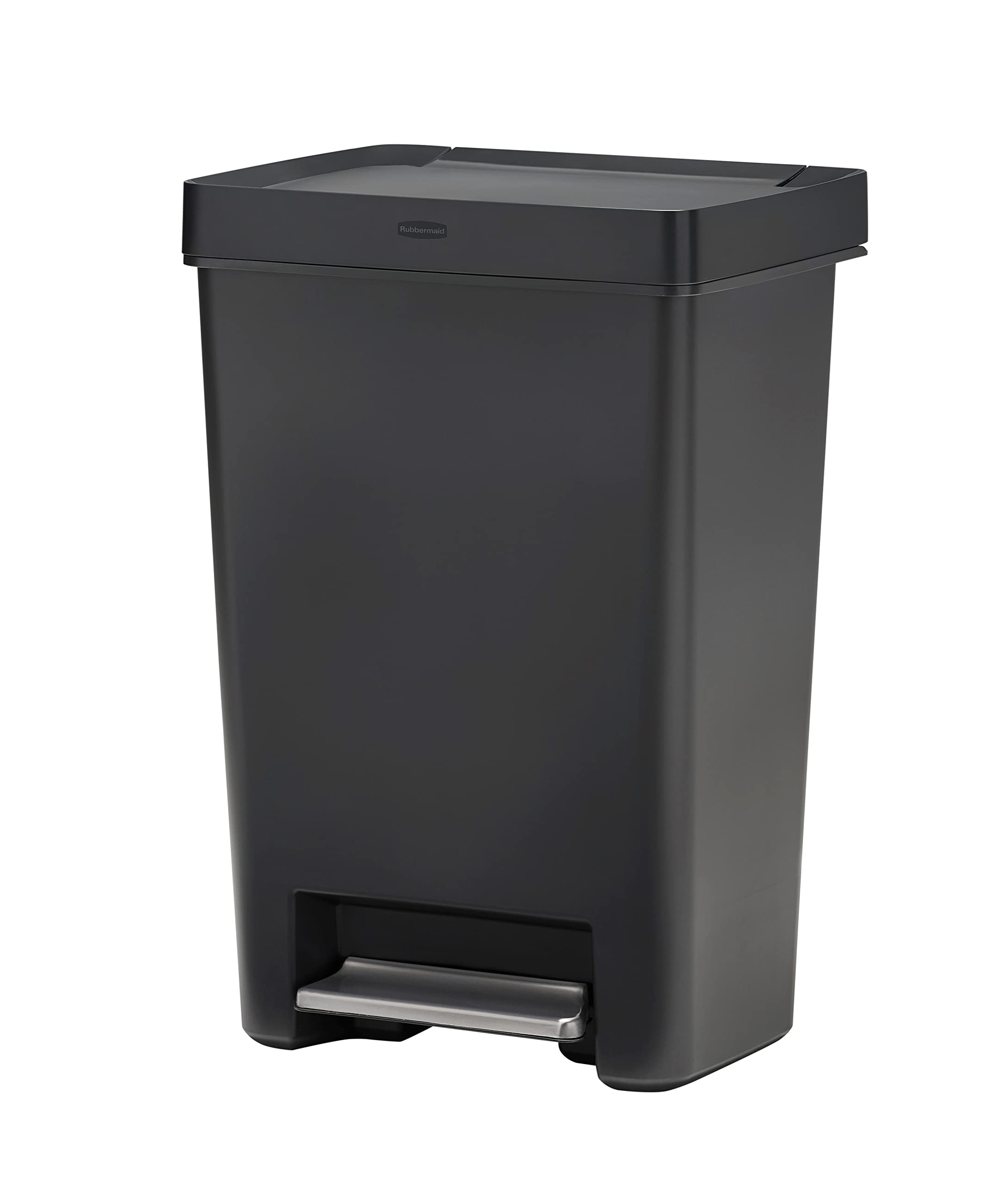 Rubbermaid Step-On Lid Trash Can for Home, Kitchen, and...