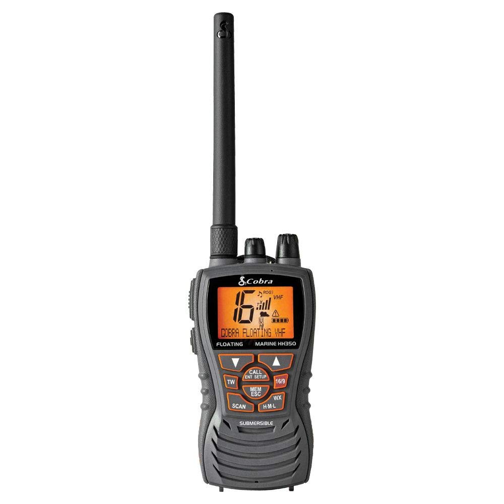 Cobra MR HH350 FLT Handheld Floating VHF Radio – 6 Watt...