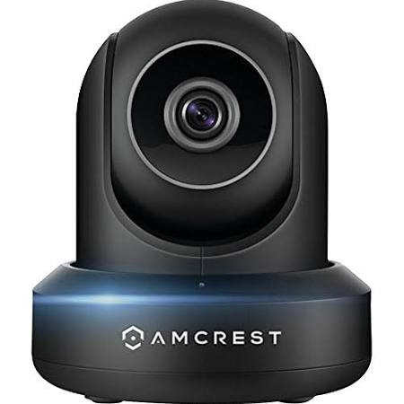 Amcrest UltraHD 2K (3MP/2304TVL) WiFi Video Security IP Camera with Pan/Tilt, Dual Band 5ghz/2.4ghz, Two-Way Audio, 3-Megapixel @ 20FPS, Wide 90° Viewing Angle and Night Vision IP3M-941B (Black)