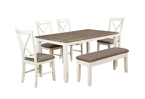 Powell Furniture Furniture Jane 6 Piece Dining Set, Ant...