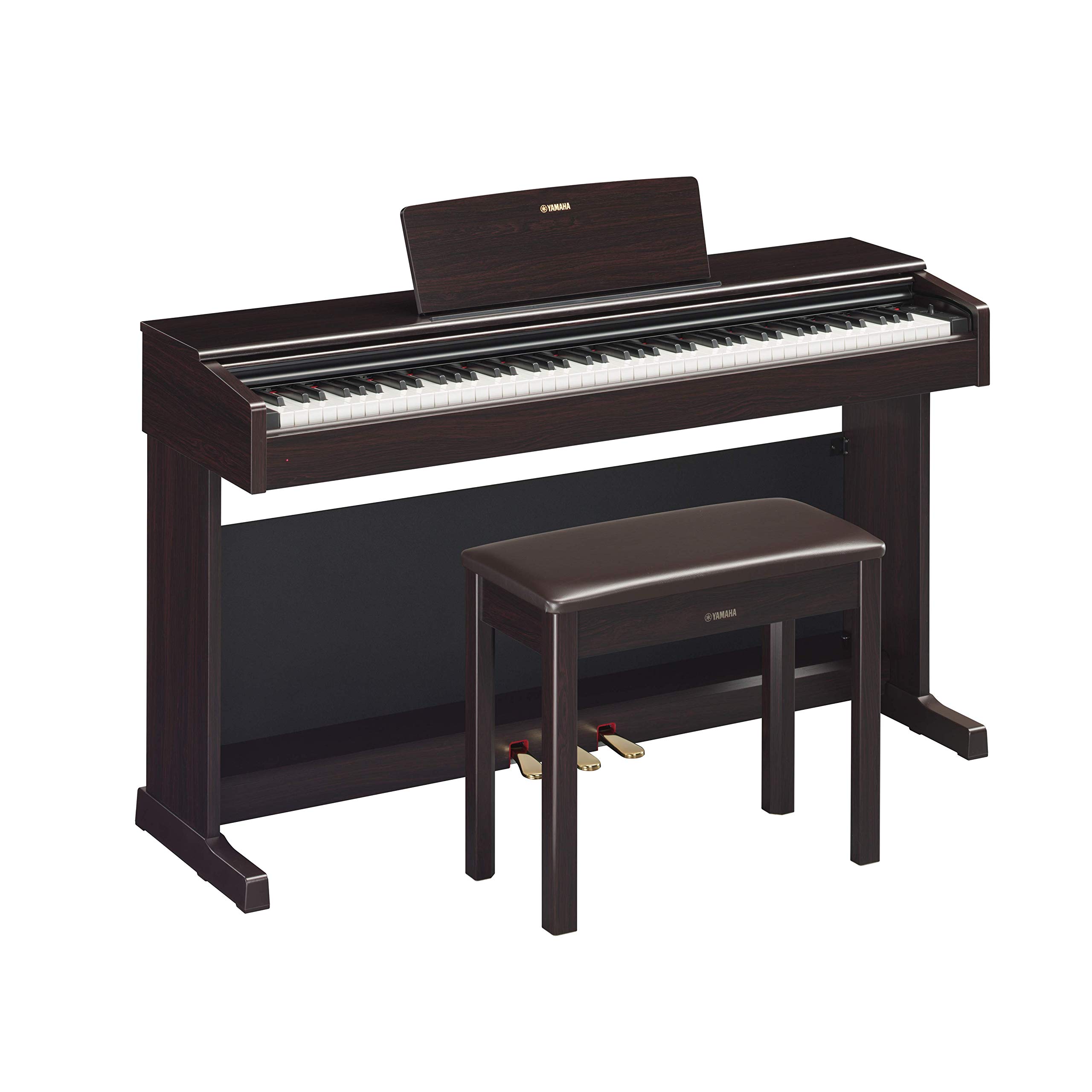 YAMAHA YDP144 Arius Series Piano with Bench, Dark Rosew...