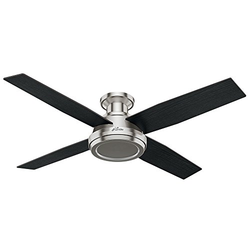 Hunter Fan Company Company 59247 Dempsey Indoor Low Profile Ceiling Fan with Remote Control, 52
