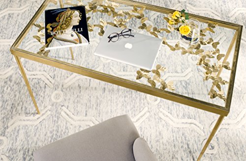 Safavieh Home Collection Rosalia Butterfly Desk, Antiqu...