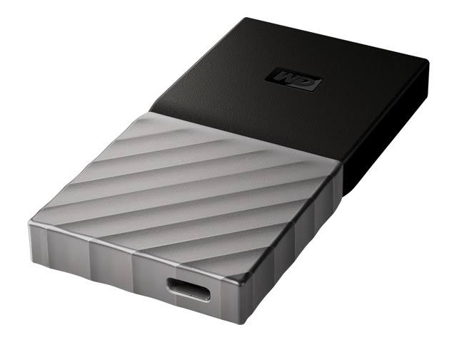 Western Digital WD 1TB My Passport SSD Portable Storage - USB 3.1 - Black-Gray - WDBK3E0010PSL-WESN