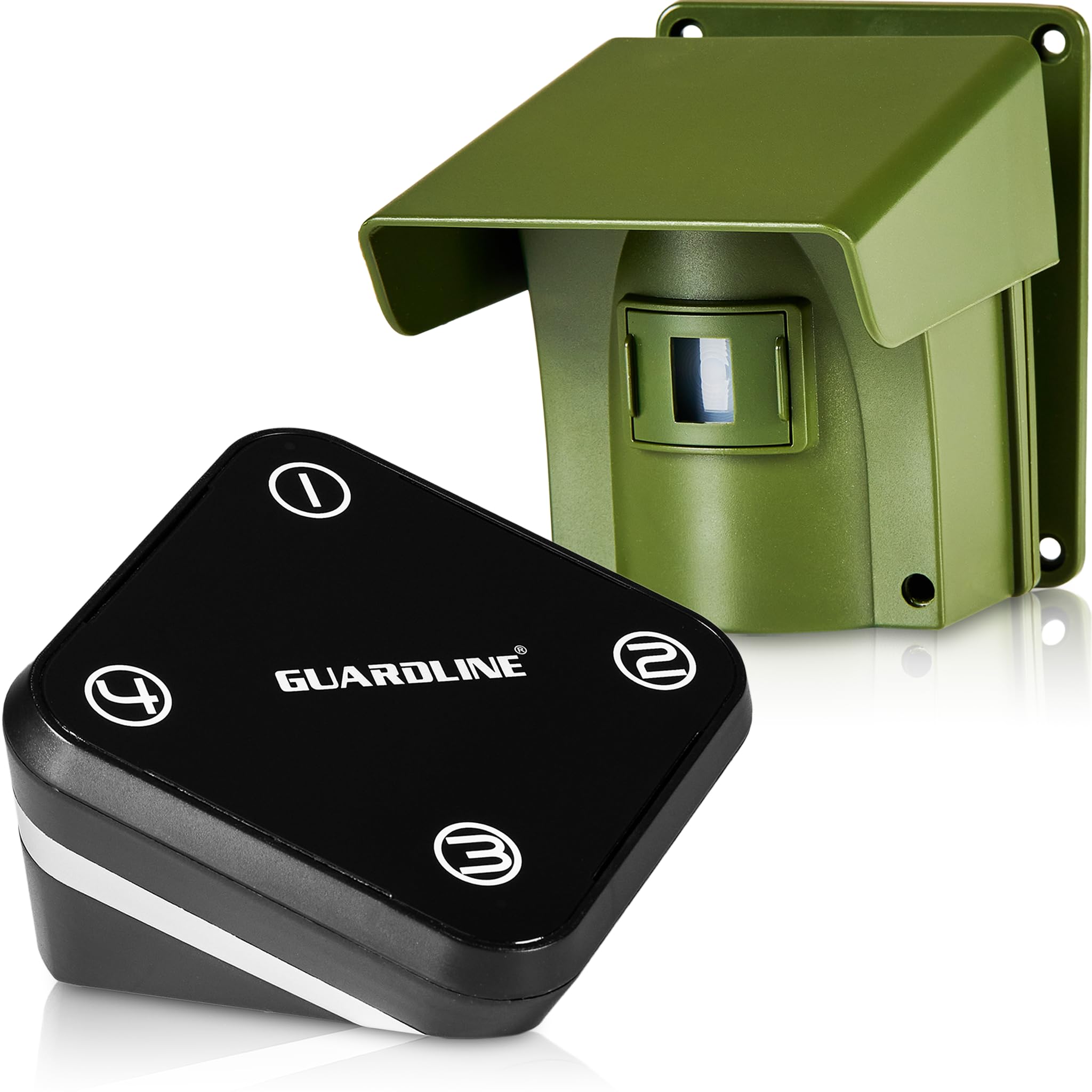 Guardline Wireless Driveway Alarm - 1/4 Mile Range, Weatherproof Outdoor Security Alert System for Home & Property