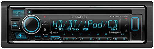 KENWOOD KDC-BT778HD Single DIN Bluetooth CD Car Stereo Receiver with Amazon Alexa Voice Control | LCD Text Display | USB & Aux Input