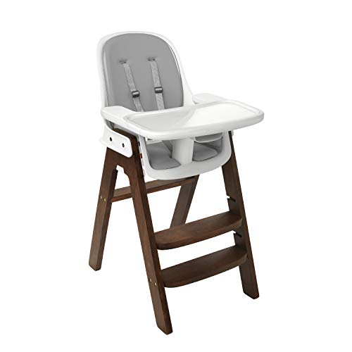 Oxo Tot Sprout Chair with Tray Cover, Gray/Walnut