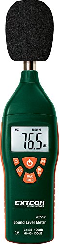 Extech 407732 Type 2 Digital Sound Level Meter 35 to 13...
