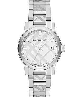 Burberry Unisex Swiss Stainless Steel Bracelet Watch 38...