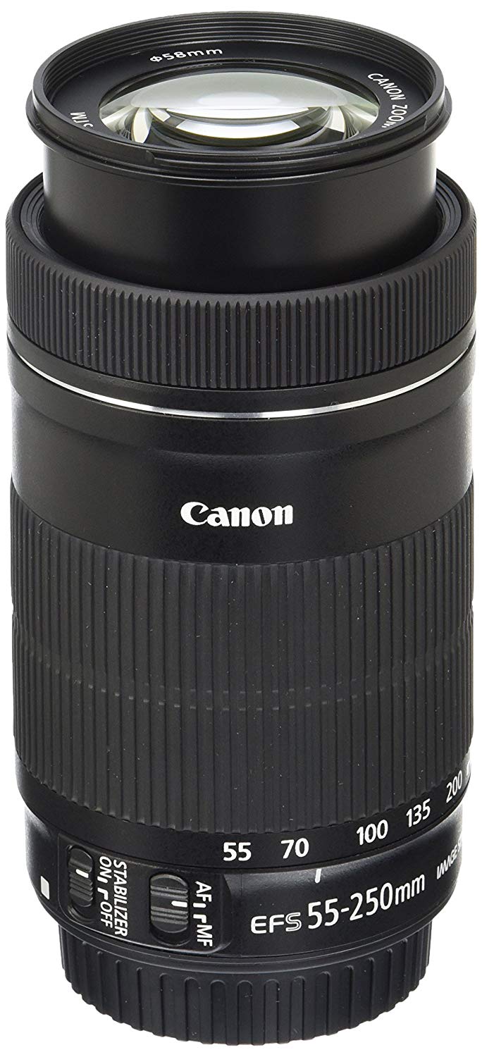 Canon EF-S 55-250mm F4-5.6 IS STM Lens for SLR Cameras