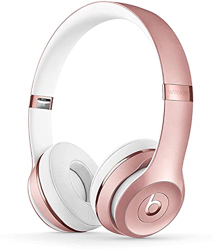 Beats Solo3 Wireless On-Ear Headphones - Rose Gold (Renewed)