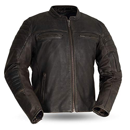 First Mfg Co .- Commuter- Men?s Motorcycle Leather Jack...