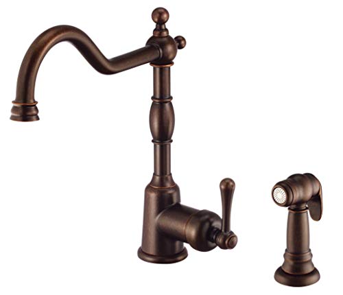 Gerber D401157BR Kitchen Faucet, Tumbled Bronze