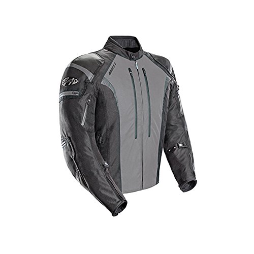 Joe Rocket Atomic 5.0 Men's Textile On-Road Motorcycle Jacket - Black/Grey / Medium