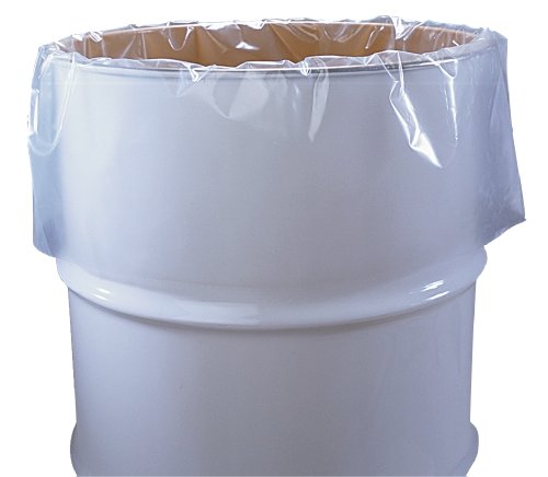 IP 55 Gallon Clear Plastic Drum Liners, Food Grade, 38