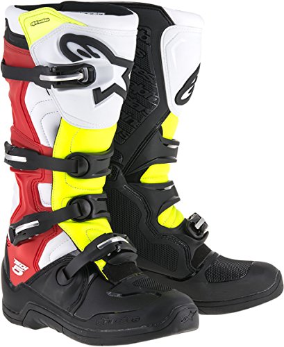Alpinestars Tech 5 Boots-Black/Red/Yellow-8