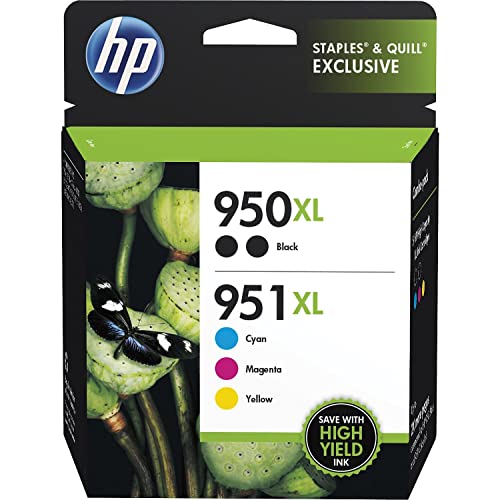 HP 951Xl / 950Xl (F6v12fn) Ink Cartridges (Cyan Magenta...