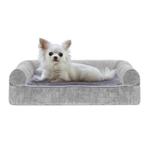 Furhaven Sofa-Style Pet Beds for Small/Medium/Large Dogs & Cats - Orthopedic, Cooling Gel, Memory Foam, & More