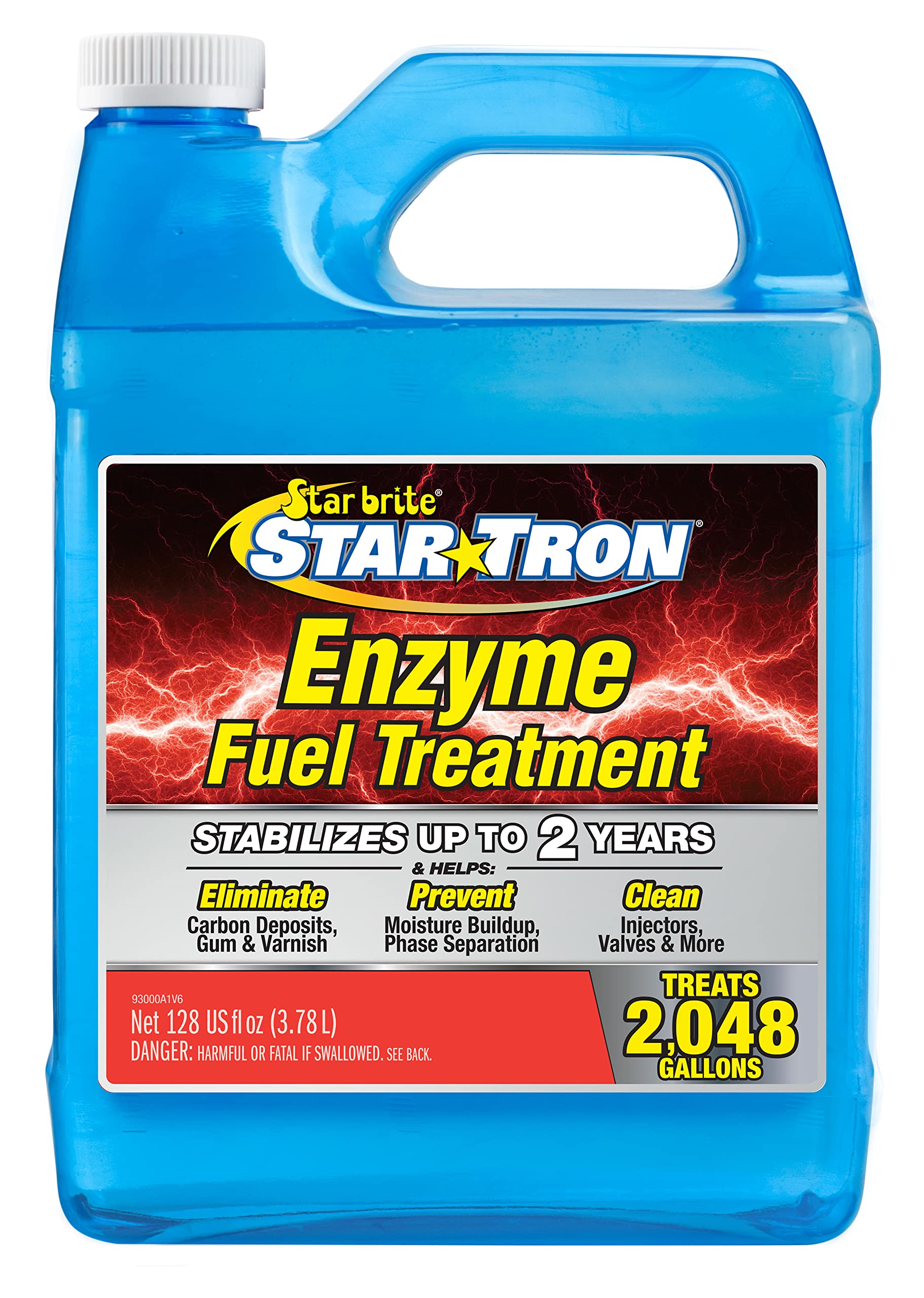 STAR BRITE Star Tron Enzyme Fuel Treatment Concentrate - Rejuvenate & Stabilize Old Gasoline, Cure Ethanol Problems, Improve MPG, Reduce Emissions, Increase Horsepower