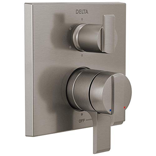 Delta Faucet Modern 6-Setting Integrated Shower Diverte...