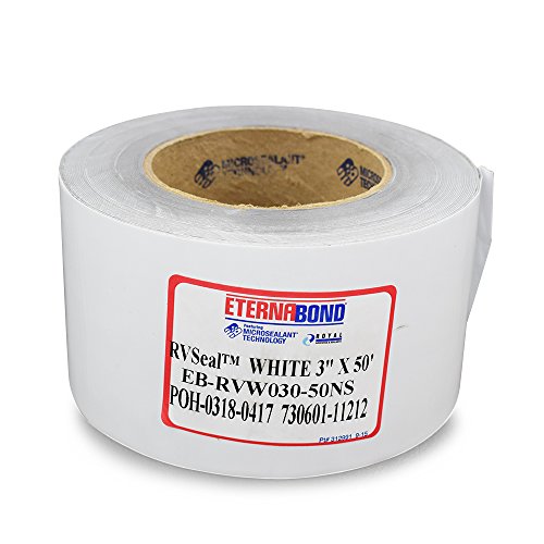 EternaBond RV Mobile Home Roof Seal Sealant Tape & Leak Repair Tape X x XX' Roll White Authentic