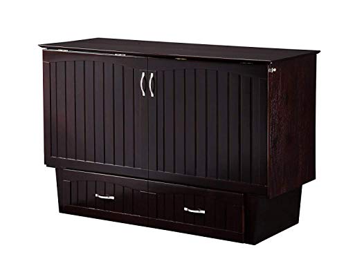 Atlantic Furniture Nantucket Murphy Bed Chest with Char...
