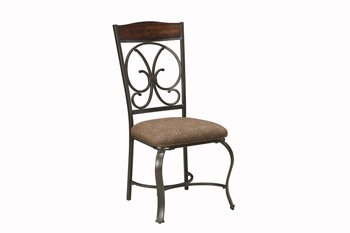 Ashley Furniture Glambrey Brown Dining UPH Side Chair (...