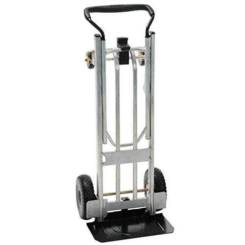 CoscoProducts 3 in 1 Aluminium 992lb / 450kg Capacity Hand Truck with Flat-Free Wheels