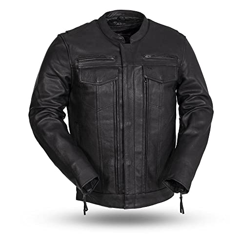 First Mfg Co .- Raider - Men?s Motorcycle Leather Jacke...
