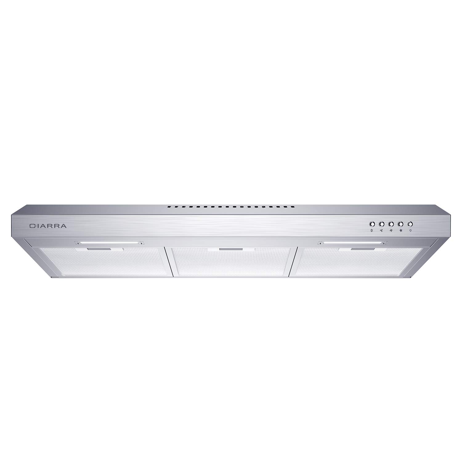 CIARRA Ductless Range Hood 30 inch Under Cabinet Hood Vent for Kitchen Ducted and Ductless Convertible
