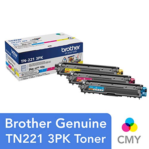 Brother Genuine Standard-Yield Toner Cartridge Three Pa...