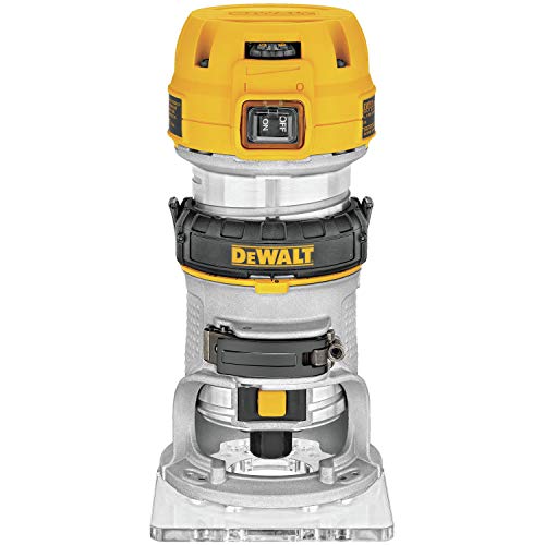 DEWALT DWP611 1.25 HP Max Torque Variable Speed Compact Router with Dual LEDs