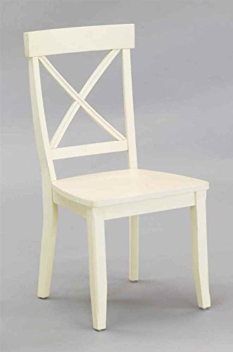 Home Styles 5177-802 Classic White Pair of Dining Chair...