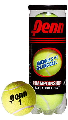 Shock Doctor Penn Championship Tennis Balls - Extra Duty Felt Pressurized Tennis Balls
