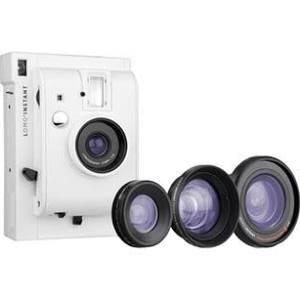 Lomography Lomo'Instant White + 3 Lenses - Instant Film Camera