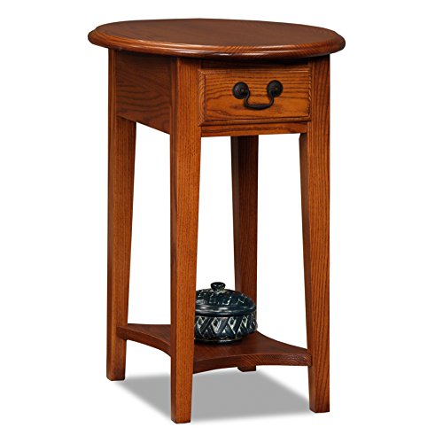 Leick Home Favorite Finds Shaker Oval End Table with St...