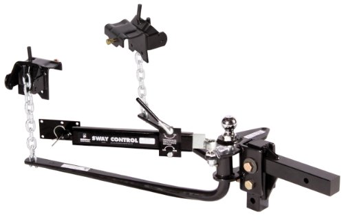 Husky 30849 Round Bar Weight Distribution Hitch with Sway Control