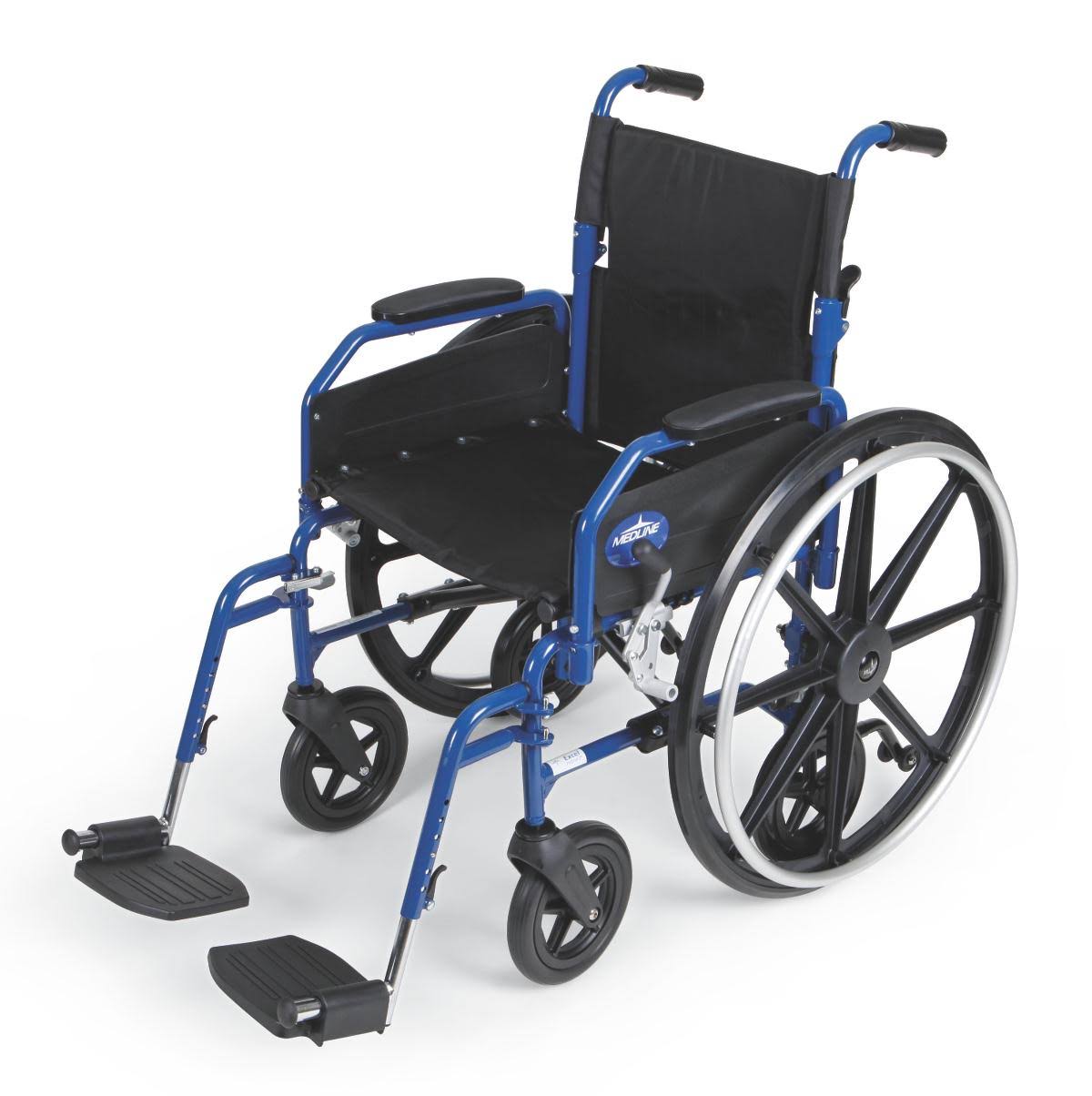 Medline Hybrid 2 Transport Wheelchair Chairs | 