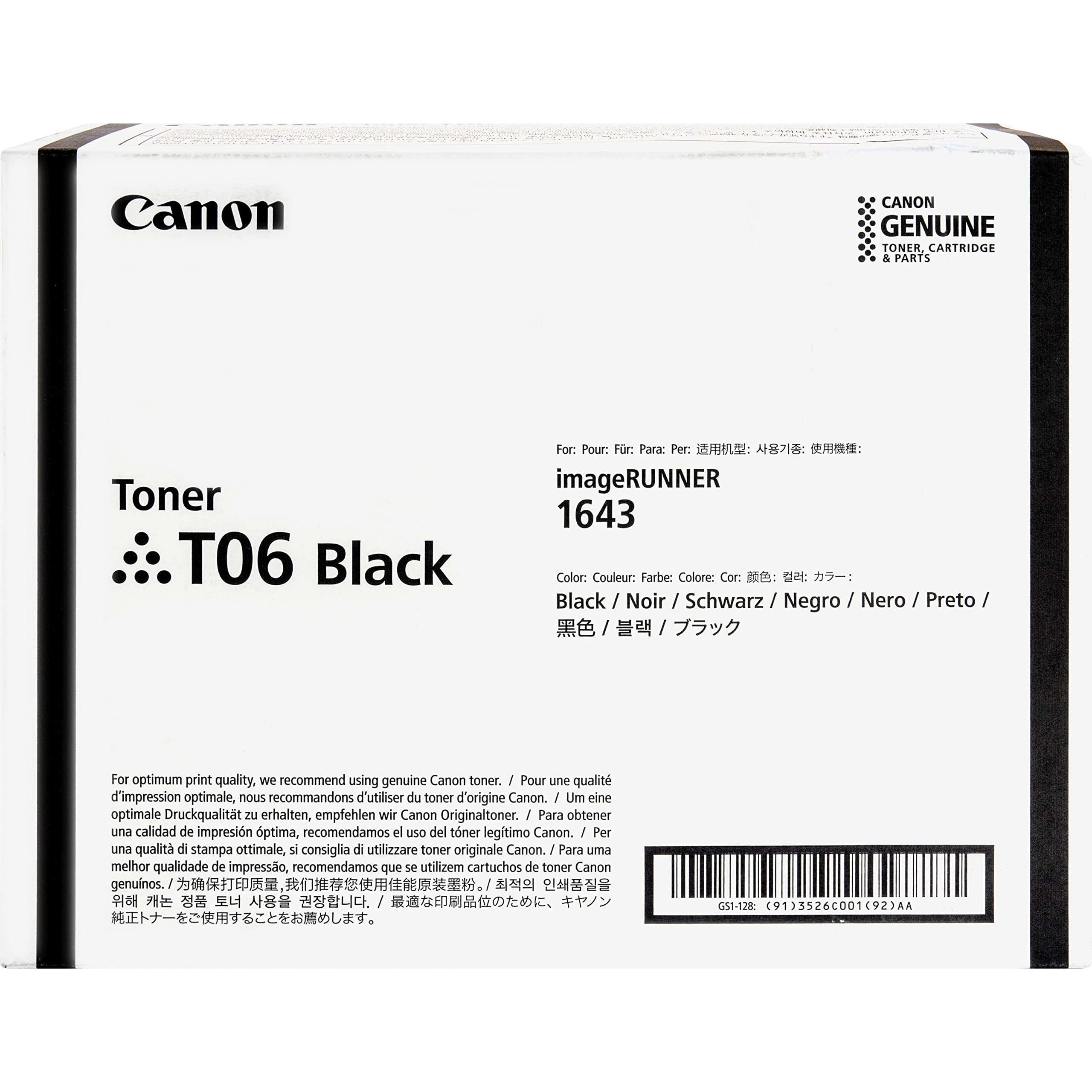 Canon , CNMT06, T06 Toner, 1 Each