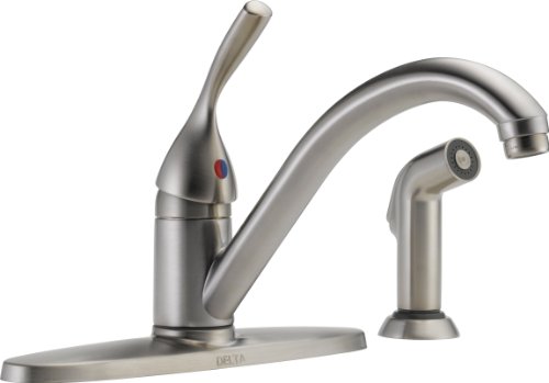Delta Faucet Classic Single-Handle Kitchen Sink Faucet ...