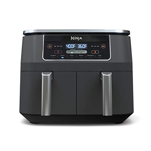 Ninja DZ550 Foodi 6-in-1 DualZone Smart XL Air Fryer wi...