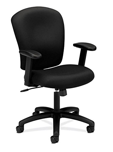 HON HVL220.VA10 Mid Back Task Chair - Fabric Computer C...