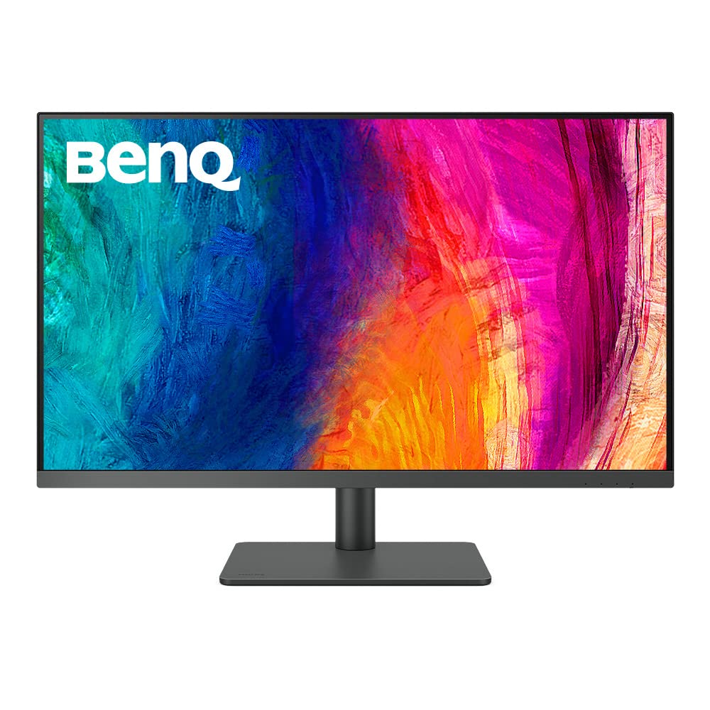 BenQ Inch 4K UHD IPS Computer Monitor with USB-C 99% sRGB and Rec.709 HDR10 Ergonomic Design Built-in Speakers Power Eye-care KVM Switch