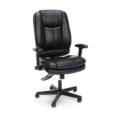 OFM ESS Collection Ergonomic High-Back Bonded Leather E...