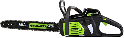GreenWorks Pro 80V 18-Inch Brushless Cordless Chainsaw,...